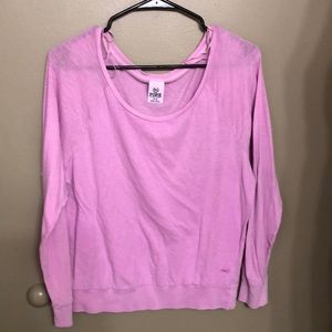 PINK Off the shoulder shirt